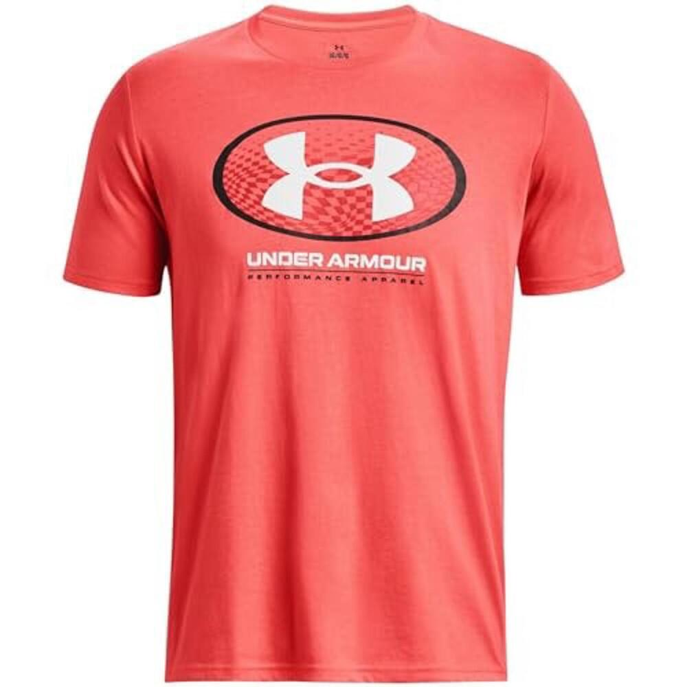 Under Armour Men's Multi-Color Lockertag Short Sleeve Orange 2XL XX-Large